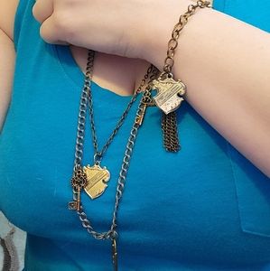 MAC COSMETICS EMPLOYEE NECKLACE & BRACLET RARE